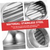 Operitacx Stainless Steel Outdoor Dryer Vent Cover Wall Mount Soffit