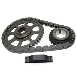 GDSMOTU Engine Timing Chain Parts Kit W/Crank Gear Fits for Jeep Grand Cherokee 4.0L 1999-2004 for Jeep Wrangler 4.0L 1999-2006 for Jeep TJ 4.0L 1999-2006 Replace 322573148