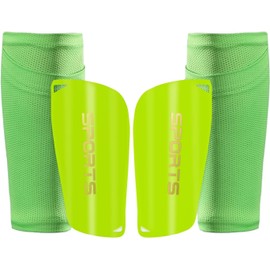 BUYUP Kids Youth Soccer Shin Guards, Shin Pads and Shin Guard Sleeves for 3-15 Years Old Boys and Girls for Football Games, EVA Cushion Protection Reduce Shocks and Injuries(S 3'3" - 3'10" Tall)