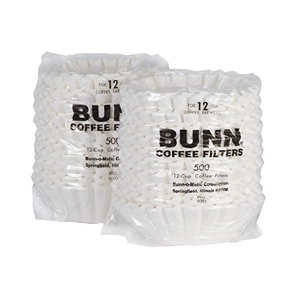 BUNN 12-Cup Commercial Coffee Filters, 1000 count, 20115.0000 (NEW)