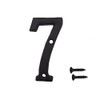 TripDock 3 Inch Wrought Iron House Number, Matching Screws Included