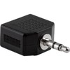 Ativa® 3.5mm Stereo Headphone Splitter, Black, 26921