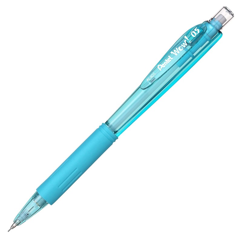 Pentel Wow Lapicero/Portaminas Color de Barril Azul Pastel 0.5 mm
