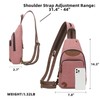 KL928 Canvas Sling Bag Crossbody Backpack Shoulder Casual Rucksack for