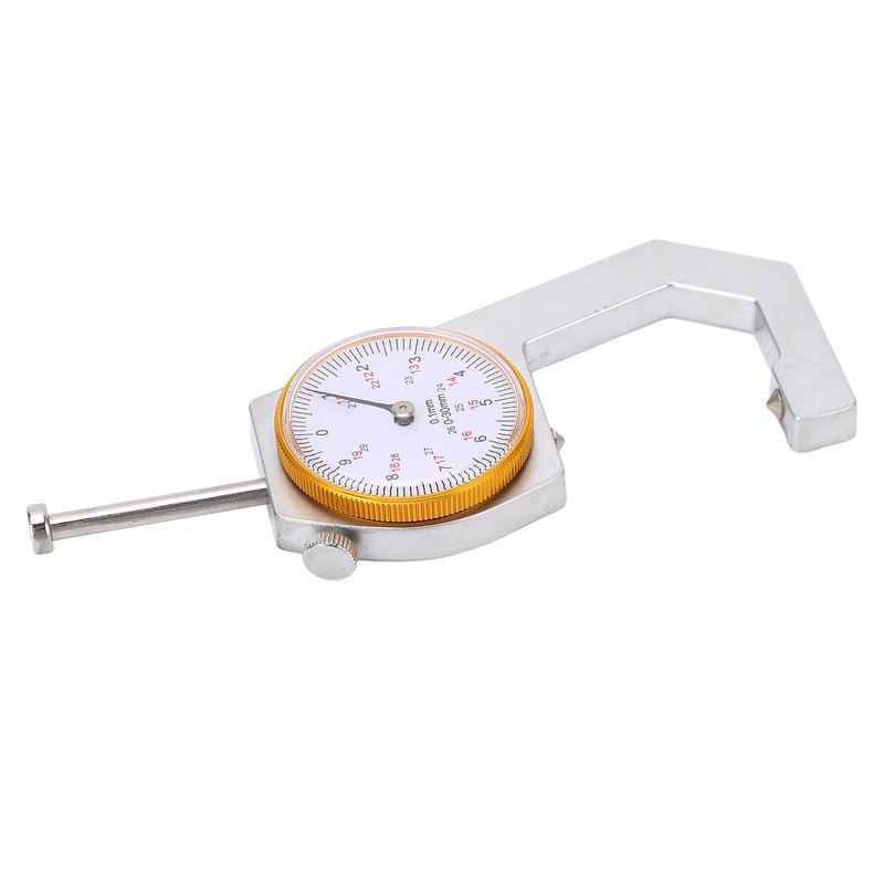 Thickness Gauge Tool Round Dial Indicator Handheld Portable Tester Caliper