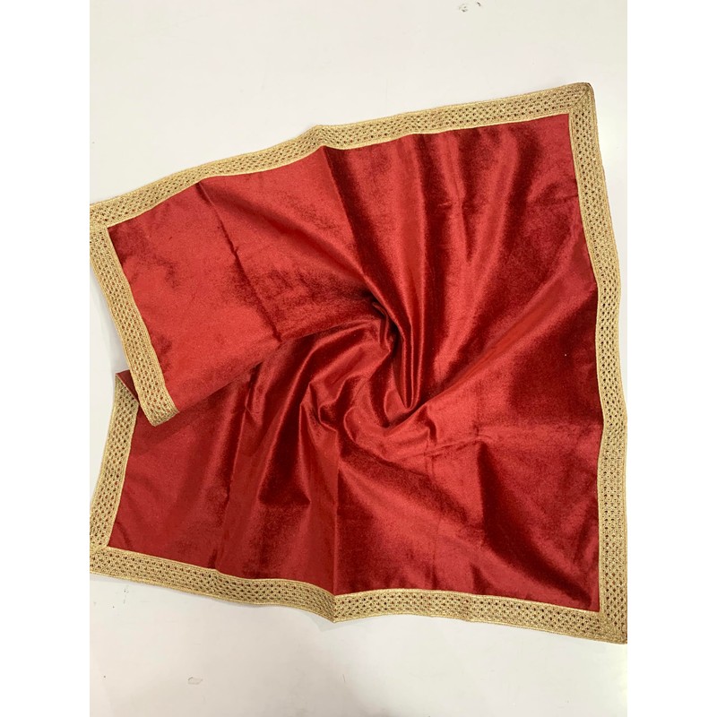 SMMS - Mantel de terciopelo espiritual (granate, mediano: 61 x