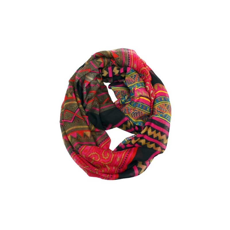 Tatum Navaho Print Infinity Scarf
