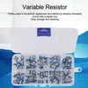 100Pcs Variable Resistor Trimmer Potentiometer Pot Electronic Component RM065 Blue