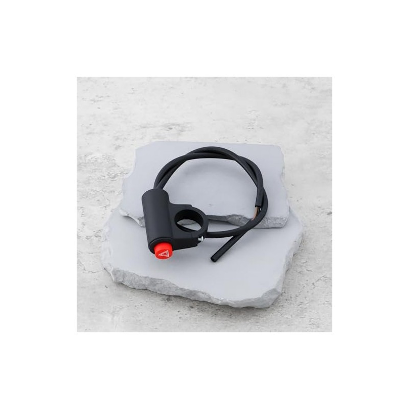 Motorcycle Hazard Warning Light Switch 12V Double Hazard Indicator Handlebar