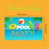 Pool Party Invitations 20 Pack - Double-Sided 300gsm Matte Cards,