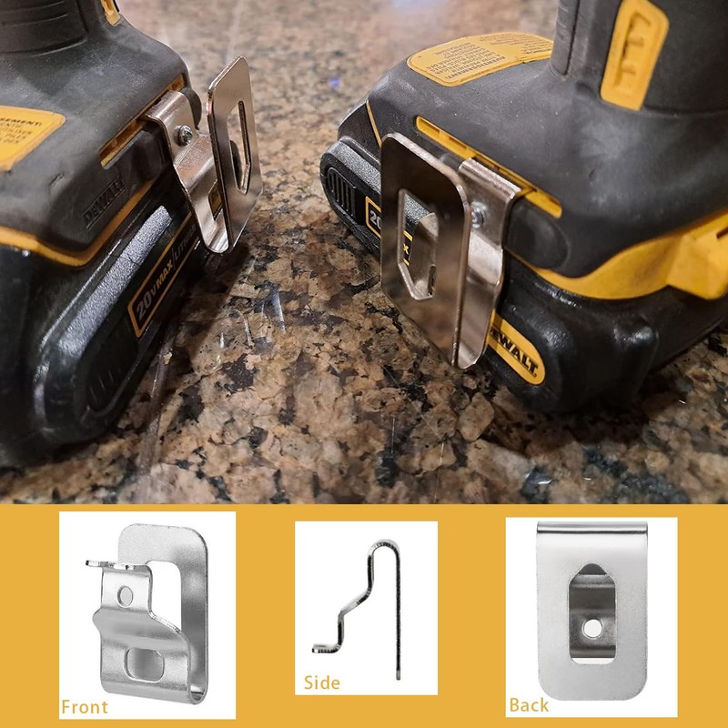 6 Pack Belt Clips for Dewalt Replacement Drill Tool Clips