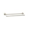 Moen Sage Collection Spot Resist Brushed Nickel 24-Inch Double-Towel Bar,