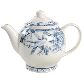 222 Fifth Adelaide Blue and White Tea Pot