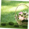 Operitacx Elegant Decorative Moss 4pcs Fake Greening Artificial Lawn Realistic