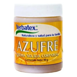 Pomada De Azufre Crema Sólida Corporal Frasco De 40g                                                                                                  