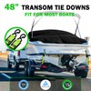 StarLeaparts Transom Tie Down Kits (2PK) -2" x 48" Boat