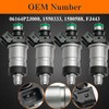 Fuel Injectors Set of 4 Replacement for 1996 1997 1998