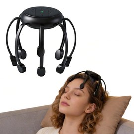 Intelligent Octopus Head Massager, SGZIOO Electric Scalp Massager with 5 Modes 20 Massage Heads, 360° All-Round Head Massager Scalp Electric, Rechargeable Cordless Hair Massager Scalp For Stress Relax