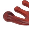 Scalping Massage Comb 5 Teeth Sandalwood Gua Sha Handheld Portable