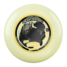 WHAM-O Frisbee Heavyweight, 11 Inch Flying Disc for Adults, Durable Stable Perfect for Long Distance and Strong Winds Outdoor Activities Beach Sports, 200g – Yellow