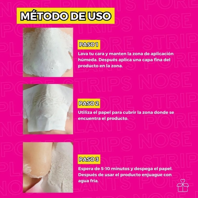 Crema Mgica Quita Puntos Negros Lanbena Con 60 Tiras Mixta
