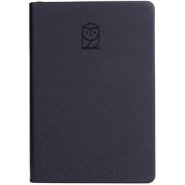 Wyze Planner Undated Daily Planner – 6-Month A5 Productivity Organizer with Full Page Per Day, Hourly Schedule, Goal Setting, Habit Tracker, Weekly & Monthly Pages – Hardcover Time Management Notebook (Black)