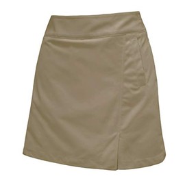 Monterey Club Women's 18 inches Team Woven Golf Skort #2944 (Khaki, Size:6)