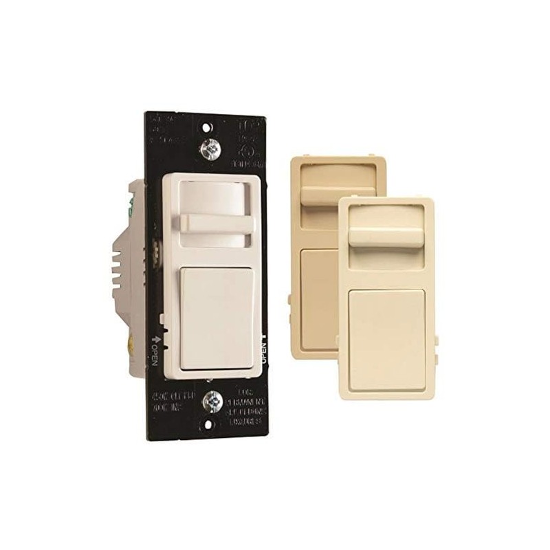 Legrand - Pass & Seymour Wide Slide Series CFL/LED/Incandescent Single