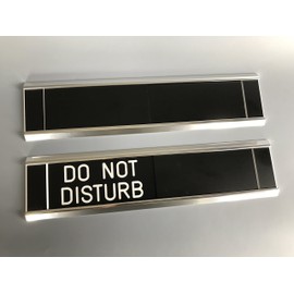 Sliding Signs - Entry Control - Do Not Disturb (Or Your Wording)