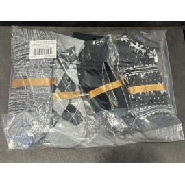 Tommie Copper 4PK Holiday Ankle Classic Compression Socks Size Large