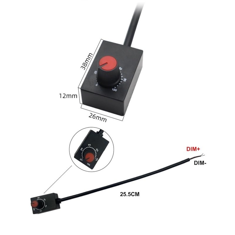 Switian Passive Dimmer No Flicker PWM Dimming for 0-10V or