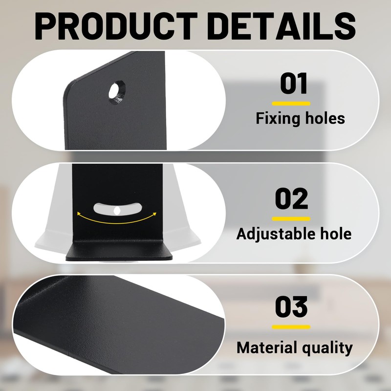 SoundBar Wall Mount Stand, SoundBar Wall Mount Set, Universal Metal