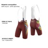 Lo.gas Men's Cycling Bib Shorts, Gel Padded with Pockets, Breathable
