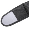 Uterus Warming Waist Belt Dark Gray Adjustable Thick Soft Plush