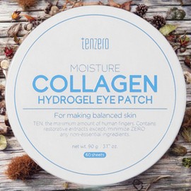 TENZERO Moisturizing Eye Patch Moisture Collagen Hydrogel Eye Patches 2 Pieces 60 Pieces / TENZERO 수분 공급 눈 패치 모이스처 콜라겐 하이드로겔 아이패치 2개 60개입