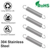 GUNGY Tension Springs with Hooks Stainless Steel Tension Spring 55