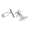 Cross Christian Pair Cufflinks Silver Cuff Links