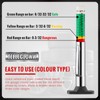 Tellegloww 50 Pcs Tire Tread Depth Gauge Color Coded Tyre