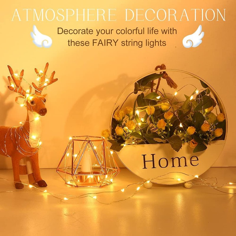 Dumcuw Bottle Lights, 20 LED Fairy Lights Battery Operated USB