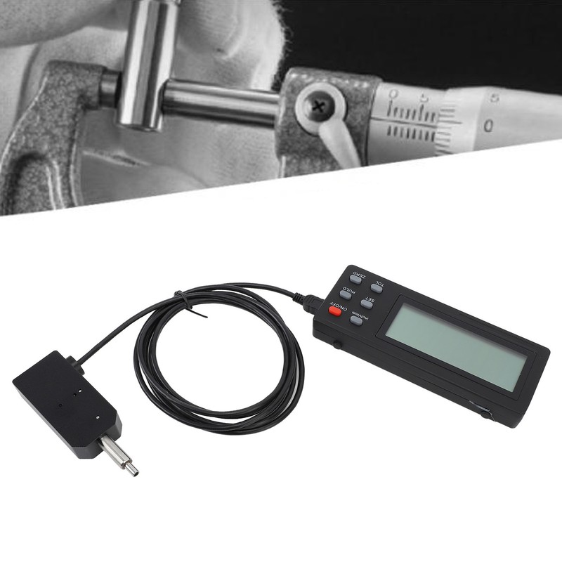 Micrometer High Accuracy Digital Display 0.0005in 0.01mm Resolution Dial Indicator