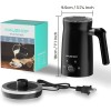 HAUSHOF 4-in-1 Electric Milk Frother Steamers Large Capacity Automatic Warm