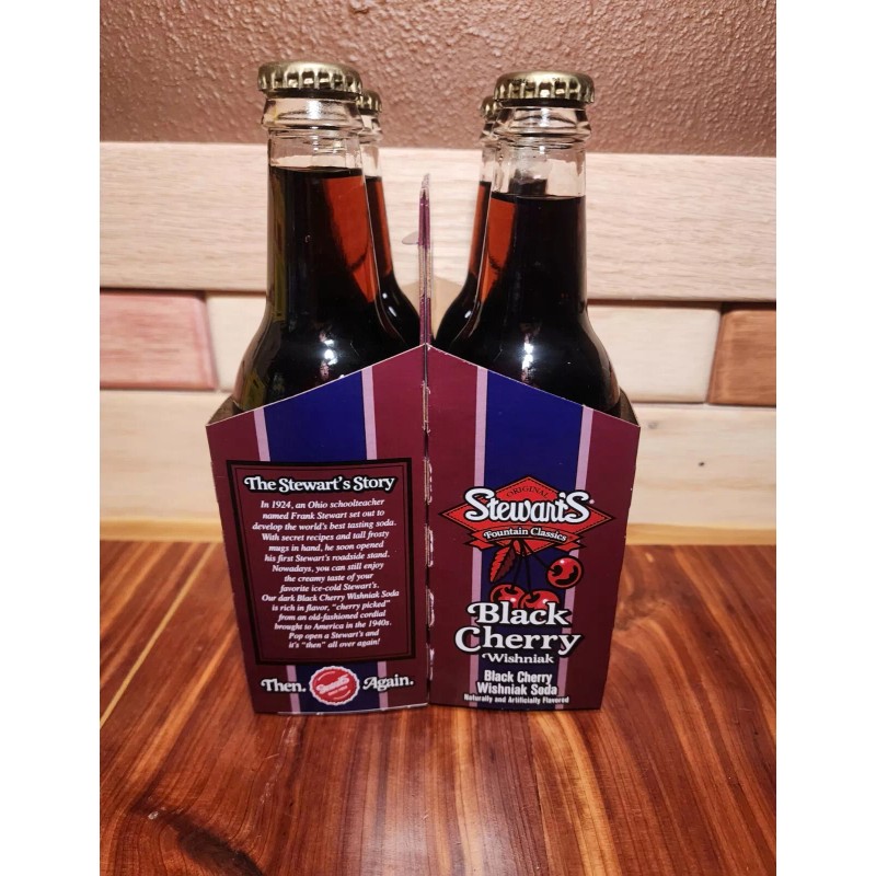 Stewart’s Stewart's Original Black Cherry Wishniak Soda 12 oz Bottle