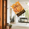 AVOIN colorlife Fall Pumpkin House Flag 28x40 Inch Double Sided