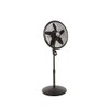 Lasko 18 in. Cyclone Pedestal Fan with Remote Control, Black