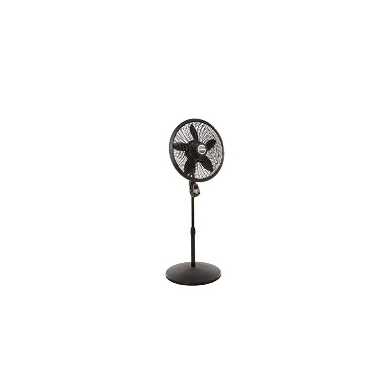 Lasko 18 in. Cyclone Pedestal Fan with Remote Control, Black