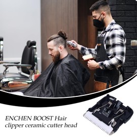Hair Clipper Head - Beard Trimming Tool Cutter Attachment - Ergonomic Ceramic Heads for Smooth Skin-Friendly Hair Clipper