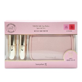 Beautiful Yeon Silk Lip Balm Pink + Red Special Offer / 수려한 연 실크 립밤 핑크+레드 특별기획