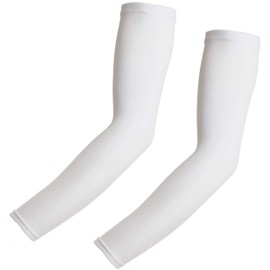 Welkles WL-BB004 Arm Cover, 2-piece Set, UV Cooling, Men's, Women's, Summer, Running, Sports, Outdoors, UV Protection, Solid, Breathable, Sunscreen, UV Protection, Sweat Absorbent, Arm Sleeve, Arm