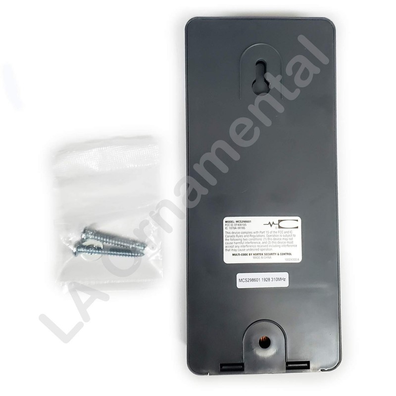 Linear 298601 310 MHz Wireless Programmable Digital Keyless Entry System