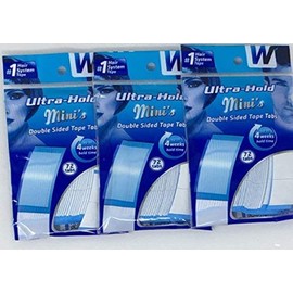 Ultra Hold Mini Tabs Tape 3 Packs of 72 = 216 tabs (Package May Vary)